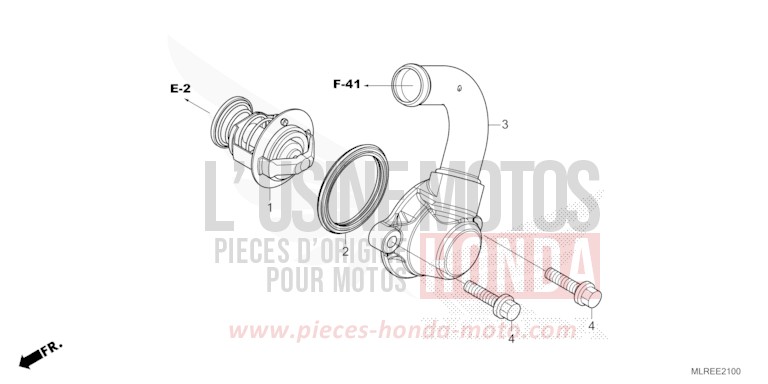 THERMOSTAT de Hornet 500 GRAND PRIX RED (R380) 2026